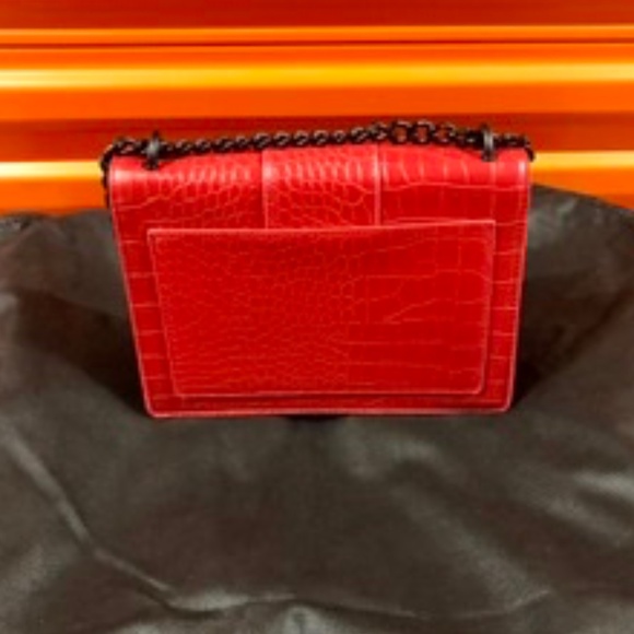 Badgley Mischka Crossbody Red Bag, S, NWT - Picture 5 of 7